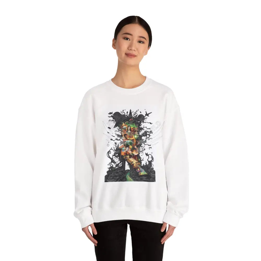 3D Scape Fantasy Signature Design Sweatshirt — Tall Giantess Fetish Art Crewneck Sweatshirt