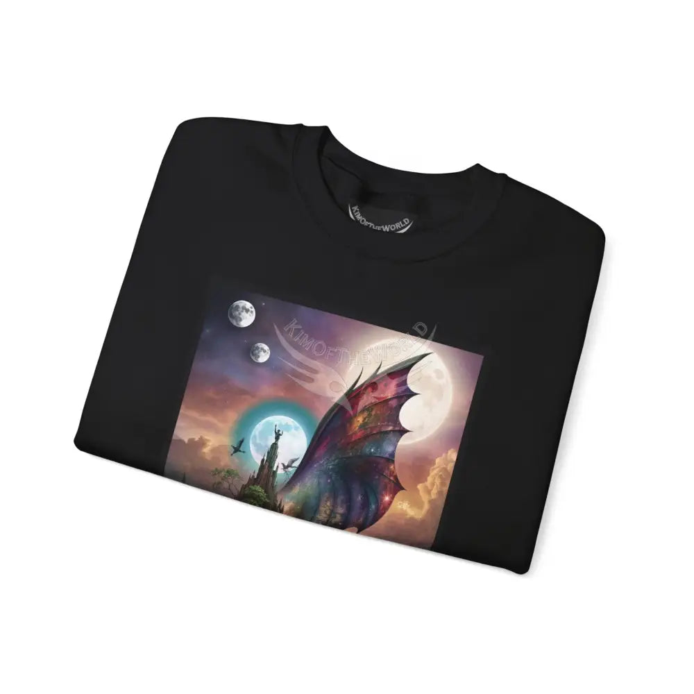 3D Scape Fantasy Signature Design Sweatshirt — Tall Giantess Fetish Art Crewneck Sweatshirt