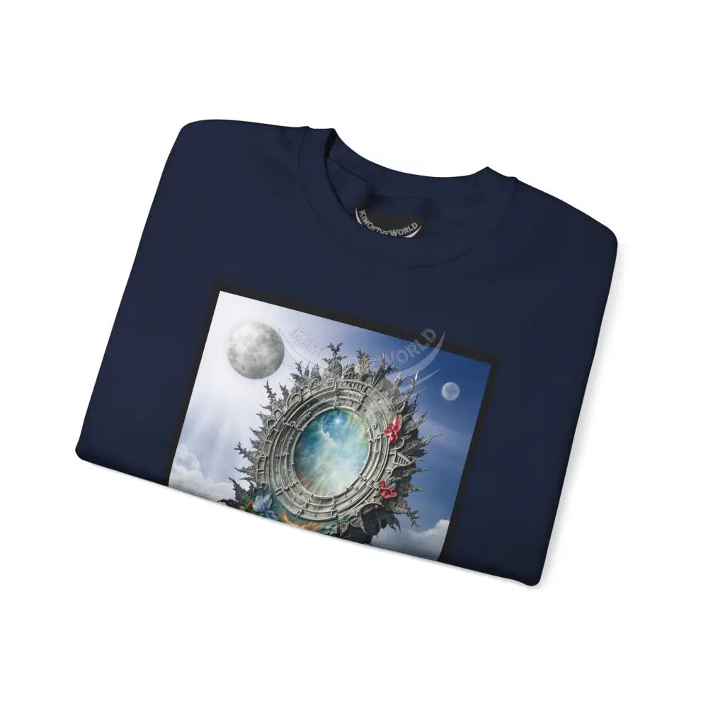 3D Scape Fantasy Signature Design Sweatshirt — Tall Giantess Fetish Art Crewneck Sweatshirt