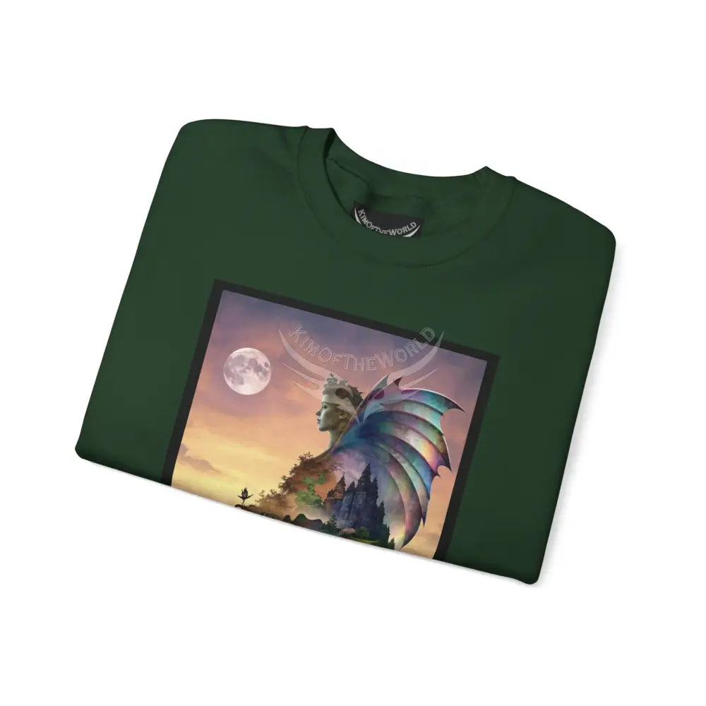 3D Scape Fantasy Signature Design Sweatshirt — Tall Giantess Fetish Art Crewneck Sweatshirt