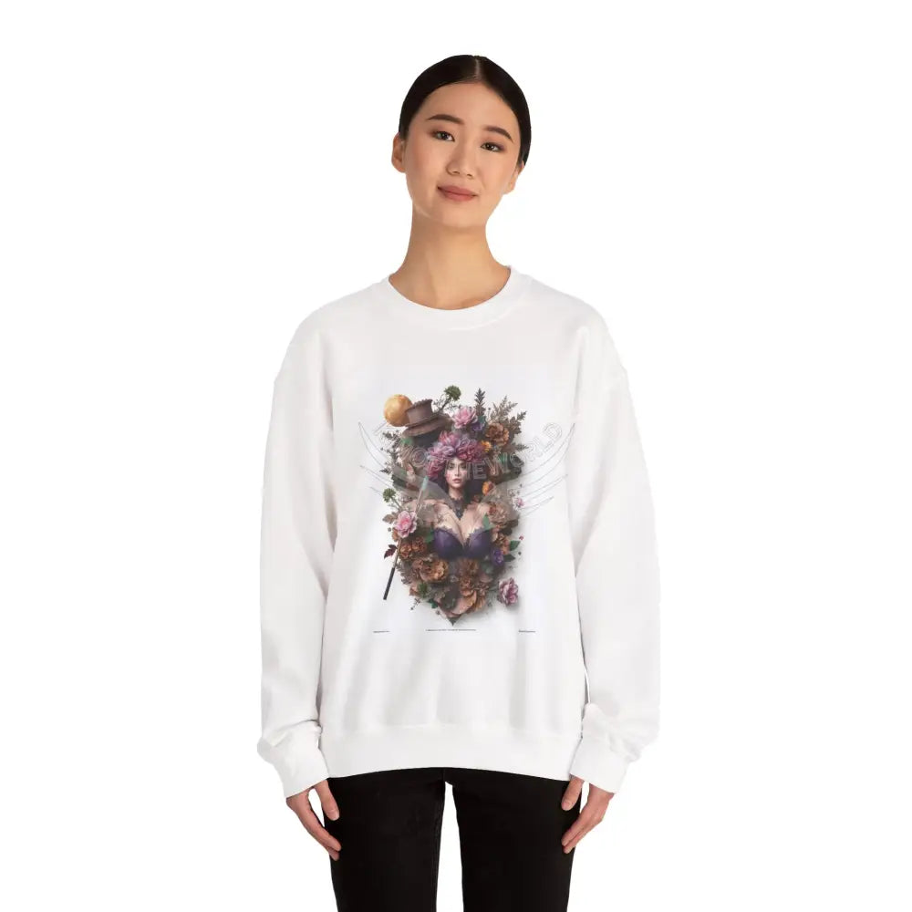 3D Scape Fantasy Signature Design Sweatshirt — Tall Giantess Fetish Art Crewneck Sweatshirt