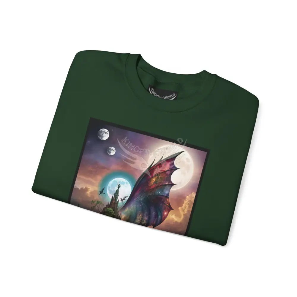 3D Scape Fantasy Signature Design Sweatshirt — Tall Giantess Fetish Art Crewneck Sweatshirt
