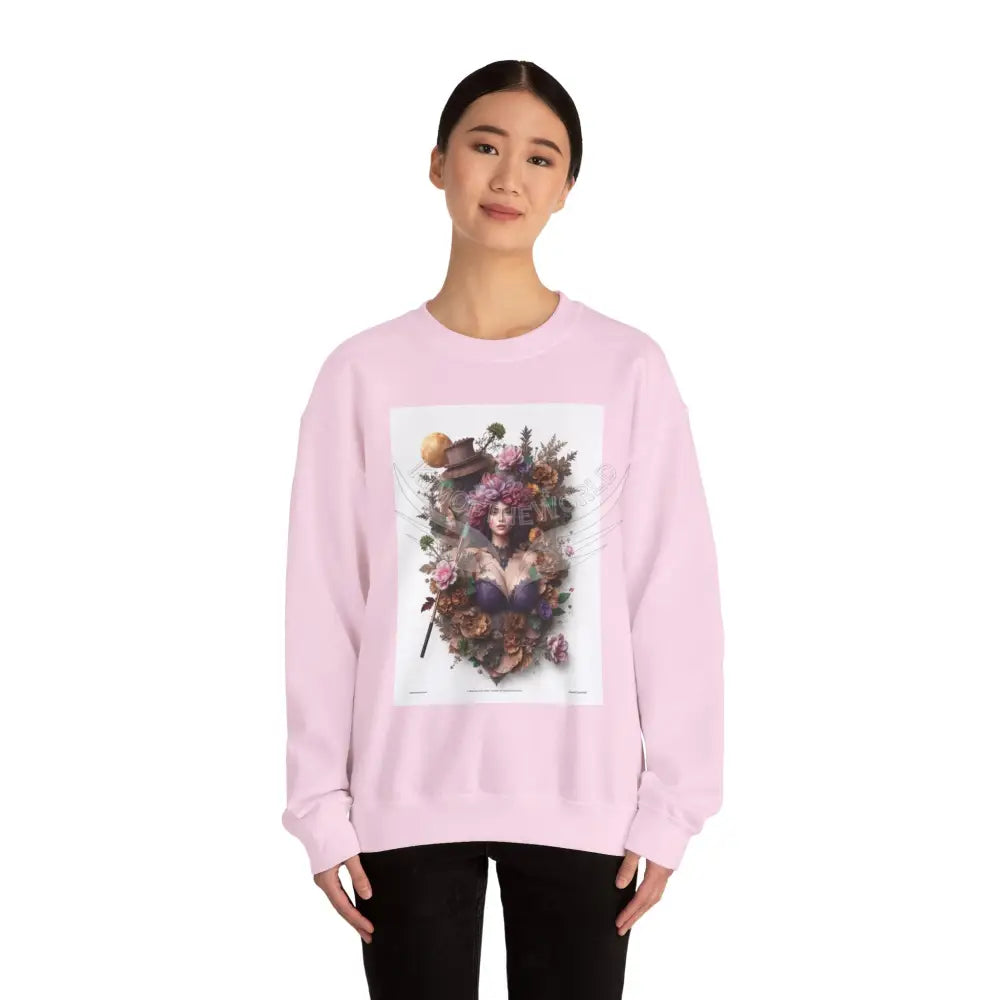 3D Scape Fantasy Signature Design Sweatshirt — Tall Giantess Fetish Art Crewneck Sweatshirt