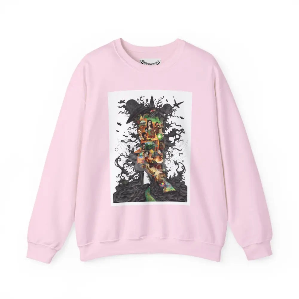 3D Scape Fantasy Signature Design Sweatshirt — Tall Giantess Fetish Art Crewneck Light Pink / S Sweatshirt