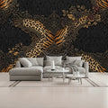 3D Steampunk with Tiger Strip X Unpasted Mural Wallpaper 144’’x100’’ 144’’x100’’ Wall Coverings