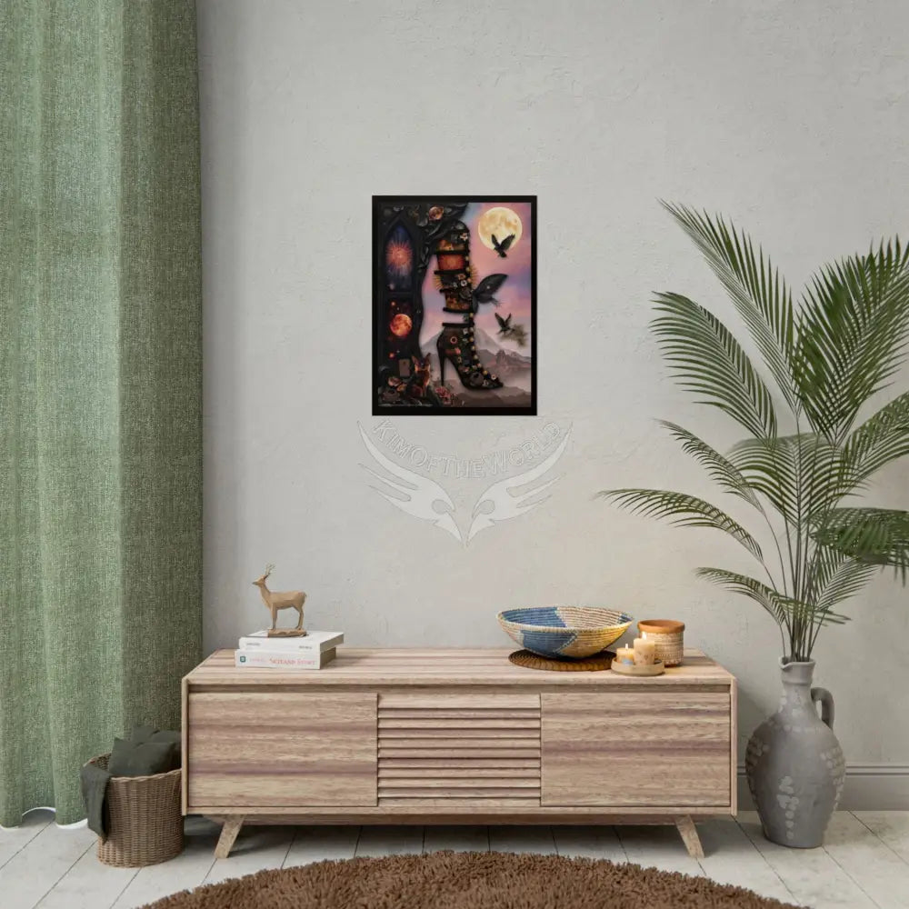 3D Stiletto Cut Pieces Weird Art Poster Poster