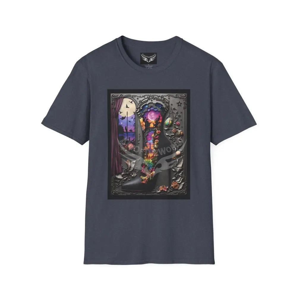 3D Stiletto I - Softstyle T-Shirt Heather Navy / XS T-Shirt