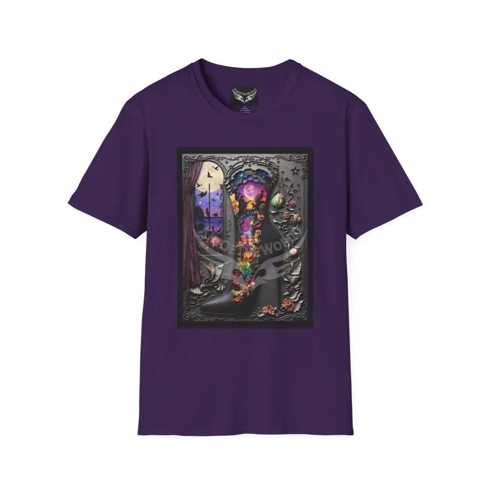 3D Stiletto I - Softstyle T-Shirt Purple / S T-Shirt
