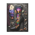 3D Stiletto Shoe Cottage Wall Art — Stretched 1.25’’ Frame 24’’ x 32’’ (Vertical) / 1.25’’ Canvas