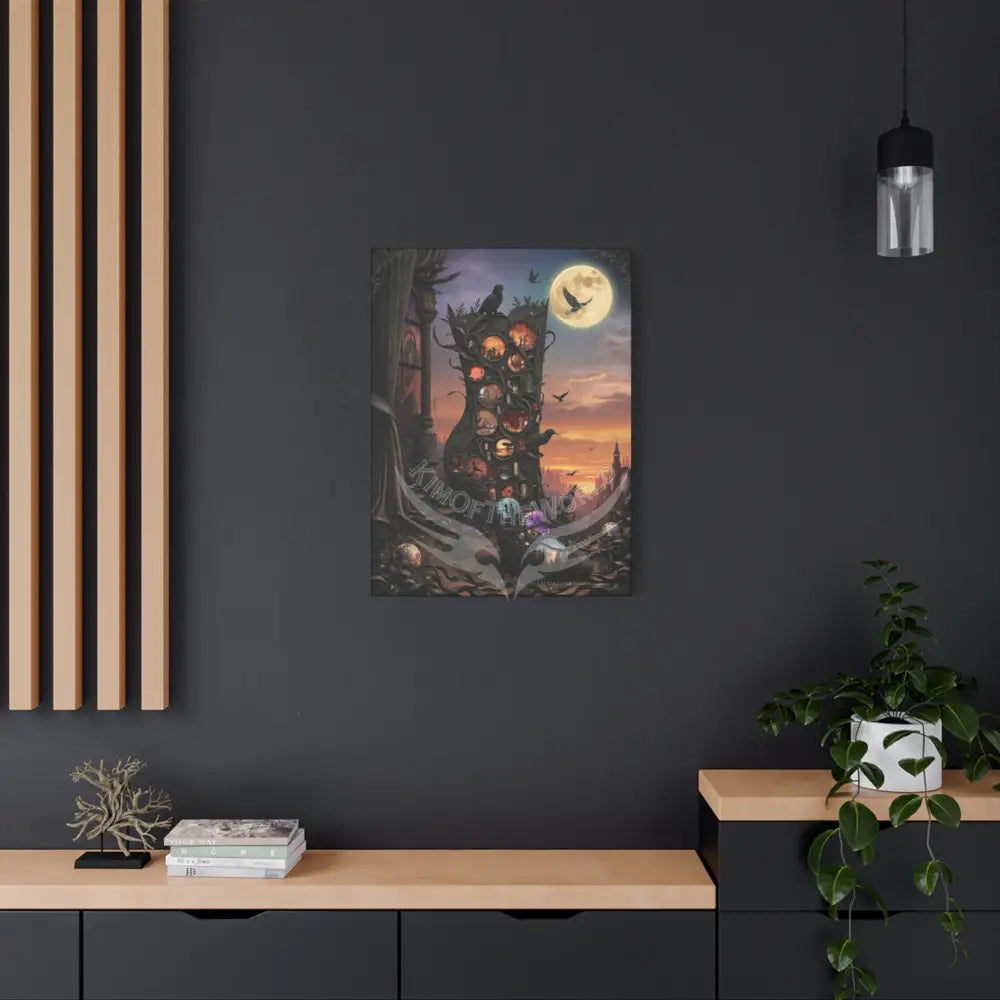 3D Stiletto Shoe Cottage Wall Art — Stretched 1.25’’ Frame Canvas