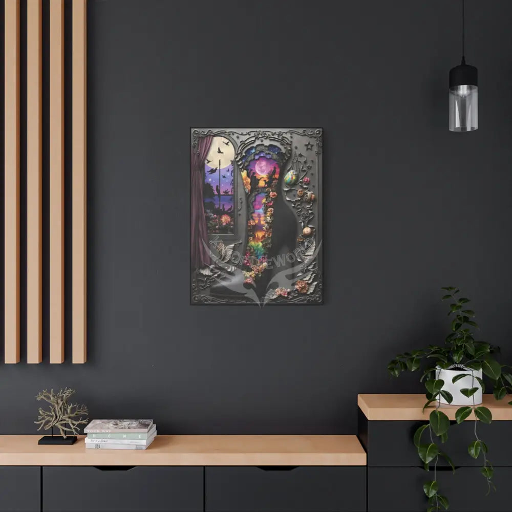 3D Stiletto Shoe Cottage Wall Art — Stretched 1.25’’ Frame Canvas