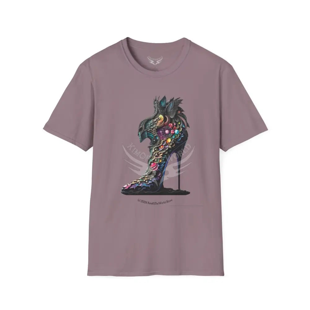 3D Trippy Stiletto I Tee - Softstyle T-Shirt Paragon / S T-Shirt