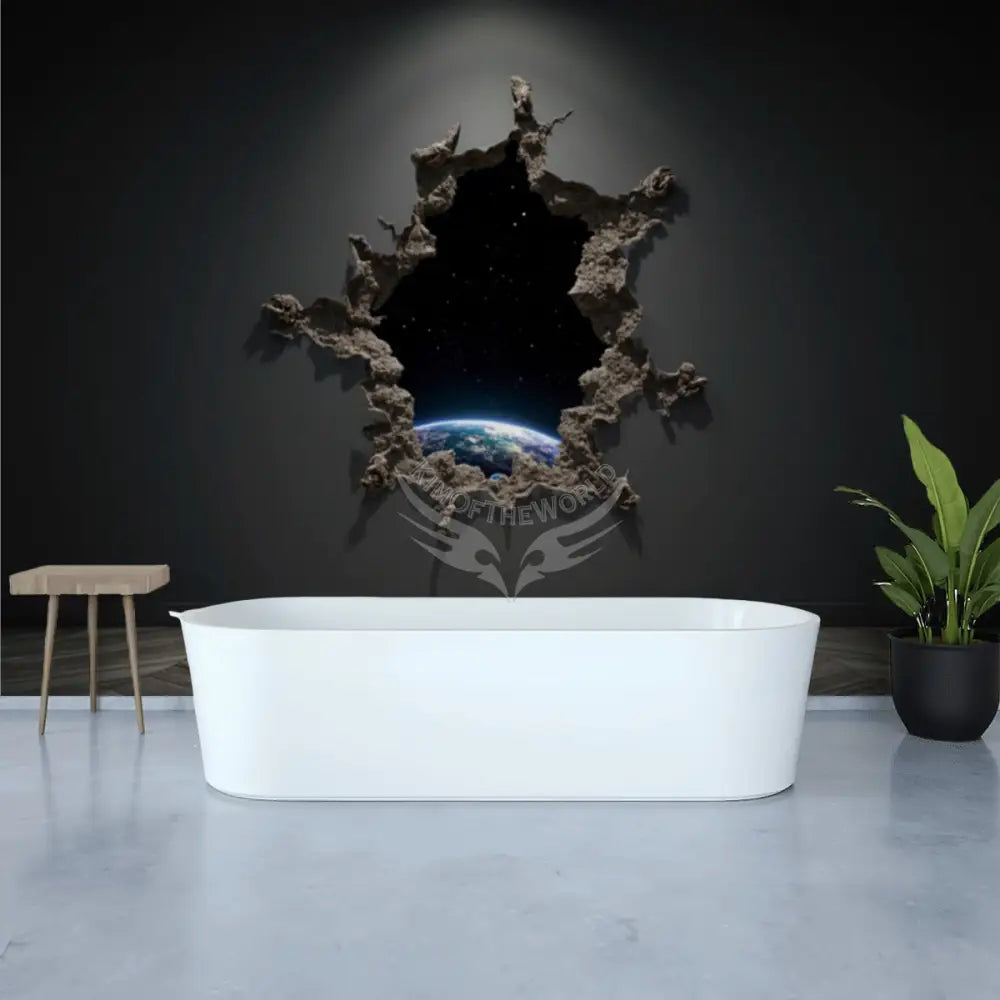 3D Wall Space Cosmos Breakout Window Unpasted Mural Wallpaper 144’’x100’’ 144’’x100’’ Wall Coverings