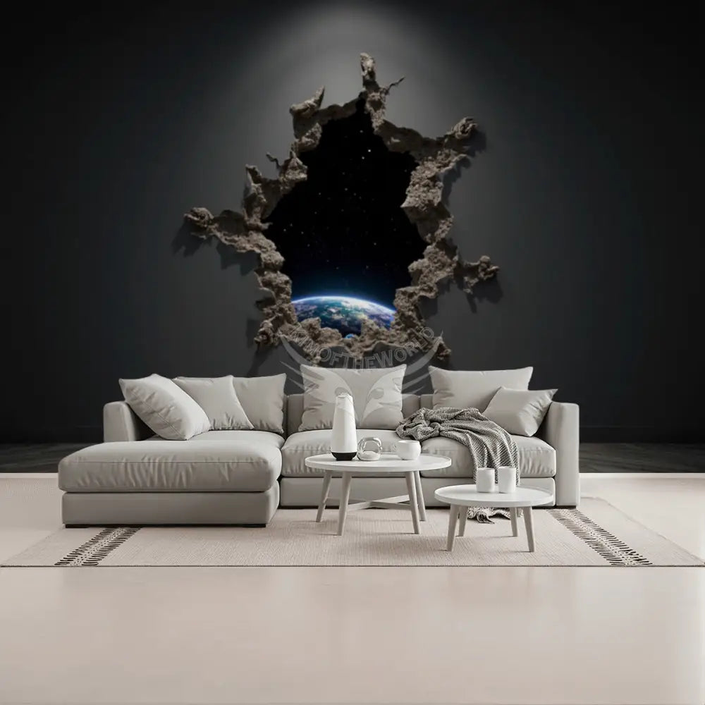 3D Wall Space Cosmos Breakout Window Unpasted Mural Wallpaper 144’’x100’’ 144’’x100’’ Wall Coverings