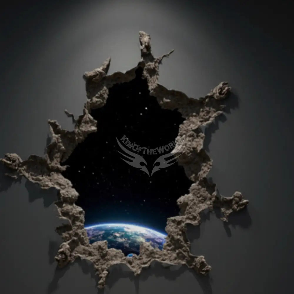 3D Wall Space Cosmos Breakout Window Unpasted Mural Wallpaper 144’’x100’’ 144’’x100’’ Wall Coverings