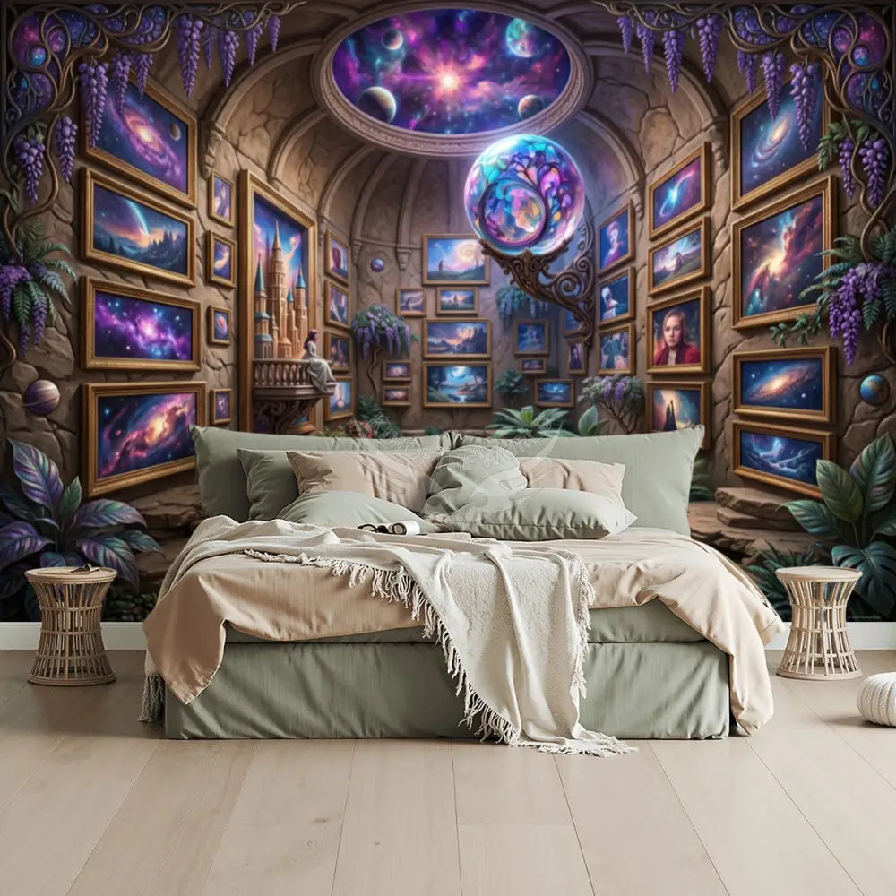 3D Window Floral Unpasted Mural Wallpaper 144’’x100’’ - 144’’x100’’ - Wall Coverings