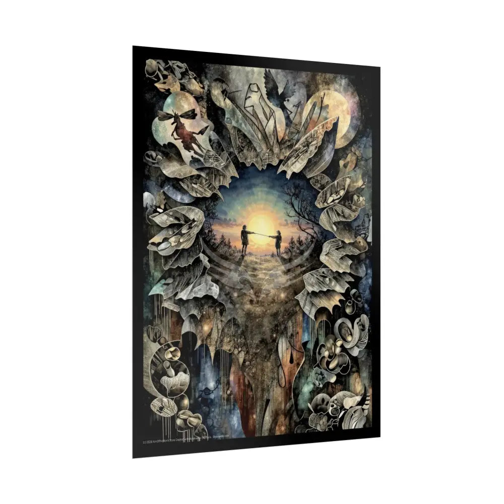 3D Window Portal Poster Poster
