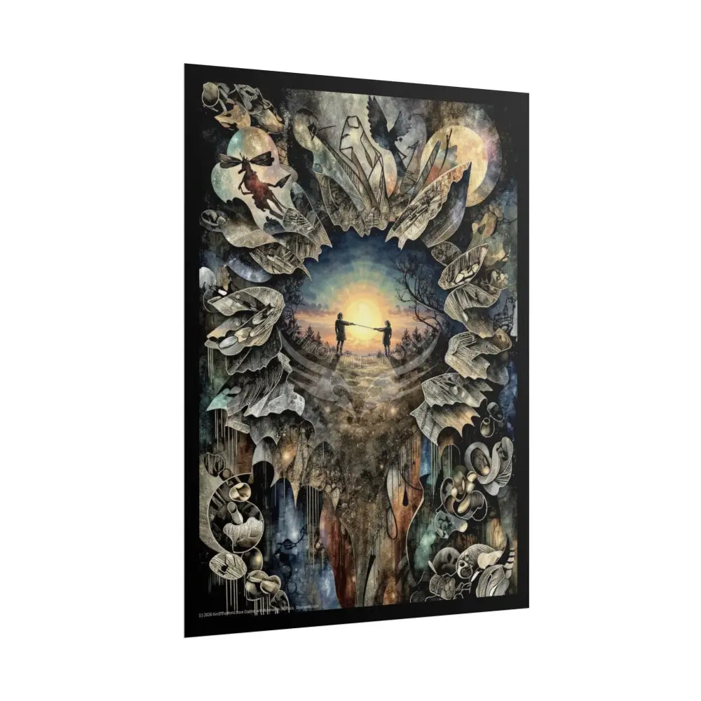 3D Window Portal Poster Poster