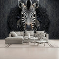 3D Zebra Unpasted Mural Wallpaper 144’’x100’’ - 144’’x100’’ - Wall Coverings