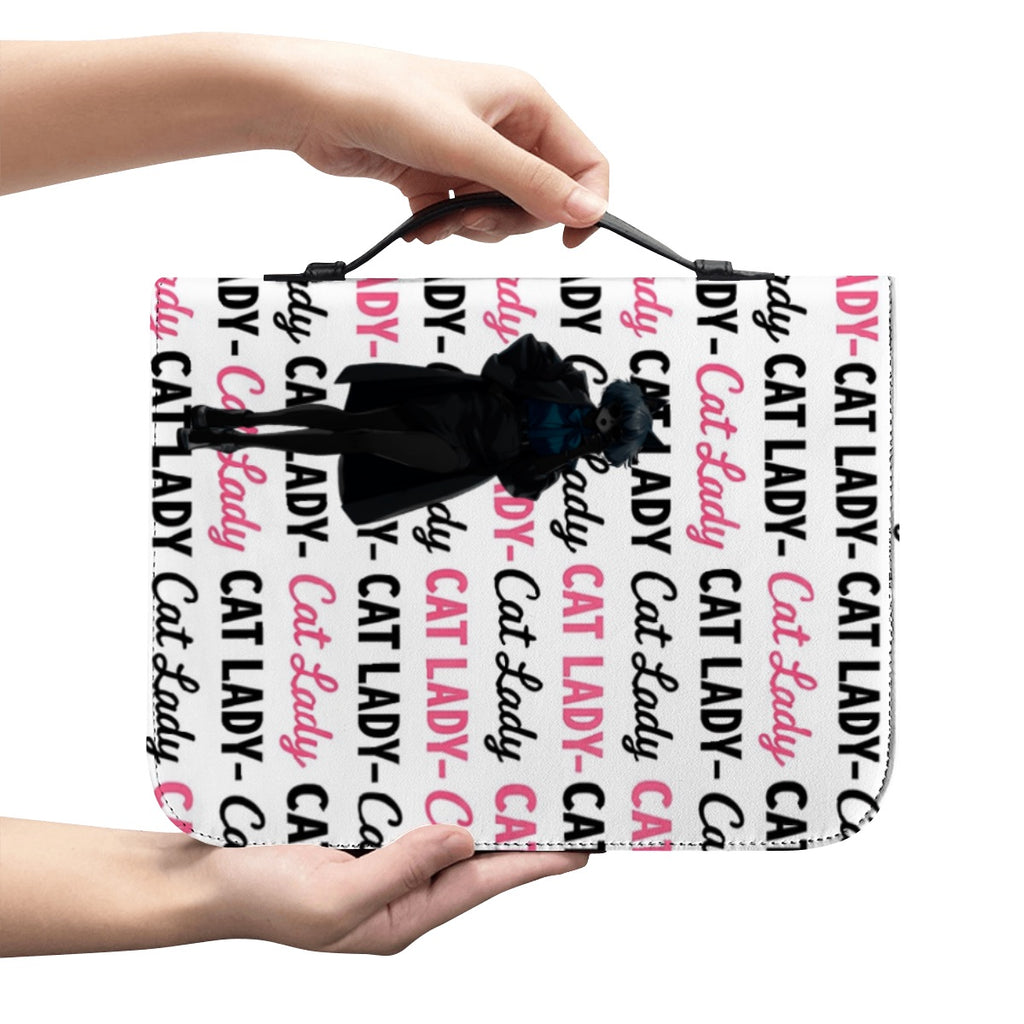 Cat Lady Leather Book/Bible Cover