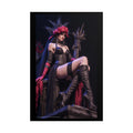 Steampunk Lady Rolled Poster — Towering Empowered Confident Art Print