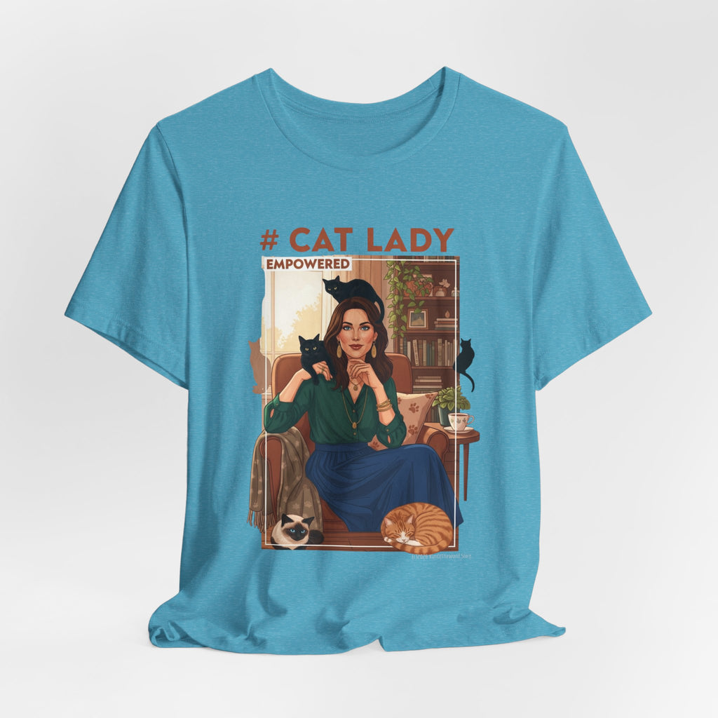 "Cat Lady - #Empowered" Tee —   Cute Catgirl T-Shirt