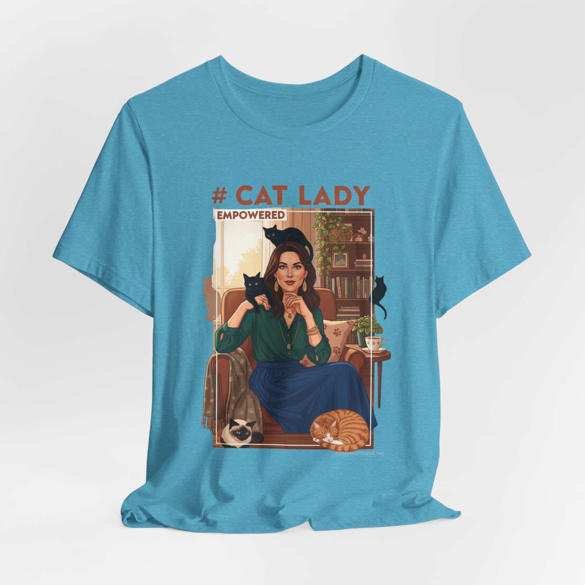 "Cat Lady - #Empowered" Tee —   Cute Catgirl T-Shirt