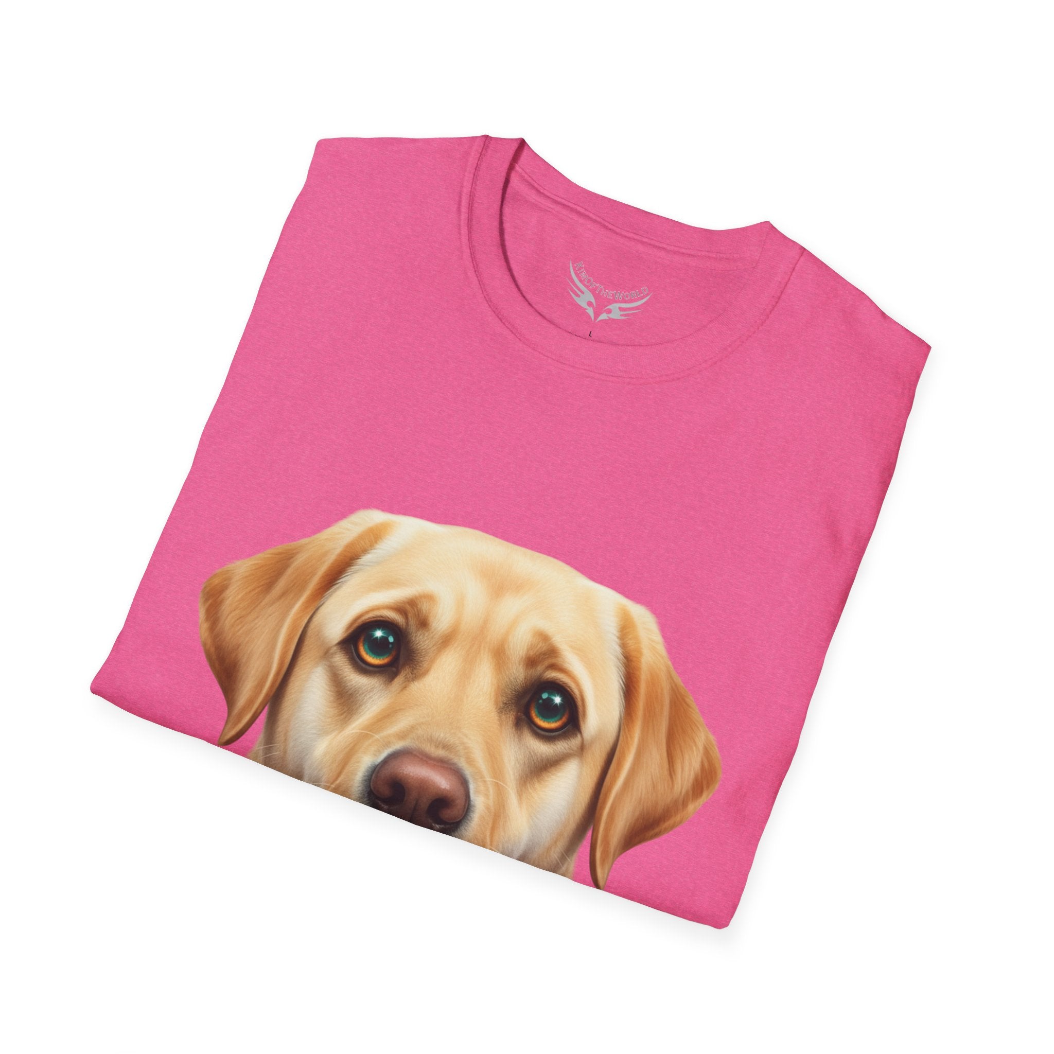 Yellow Labrador Retriever Dog Lab Parent Tee  - Softstyle T-Shirt