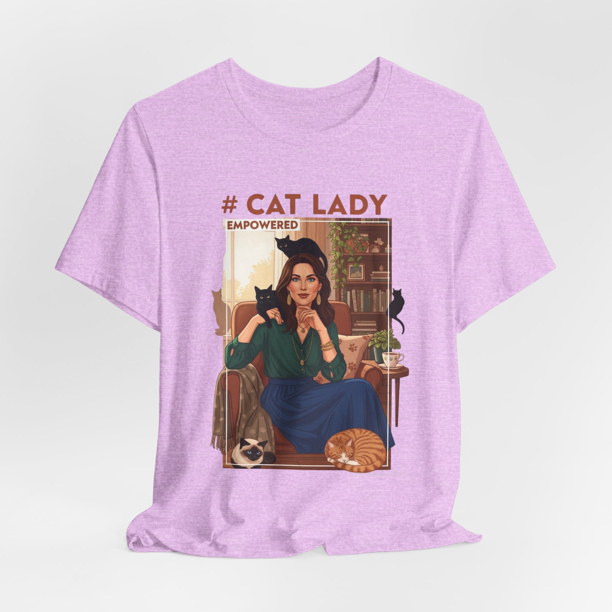 "Cat Lady - #Empowered" Tee —   Cute Catgirl T-Shirt