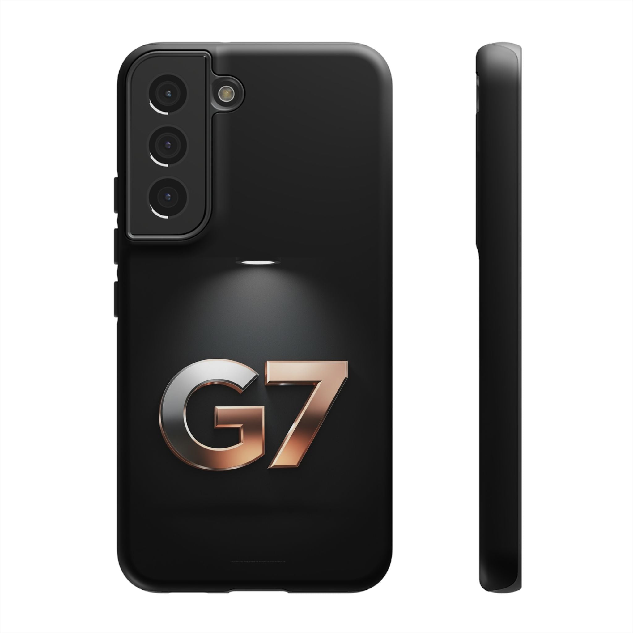 G7 Spotlight Tough Phone Case — Sleek Metallic Logo Protective Cover