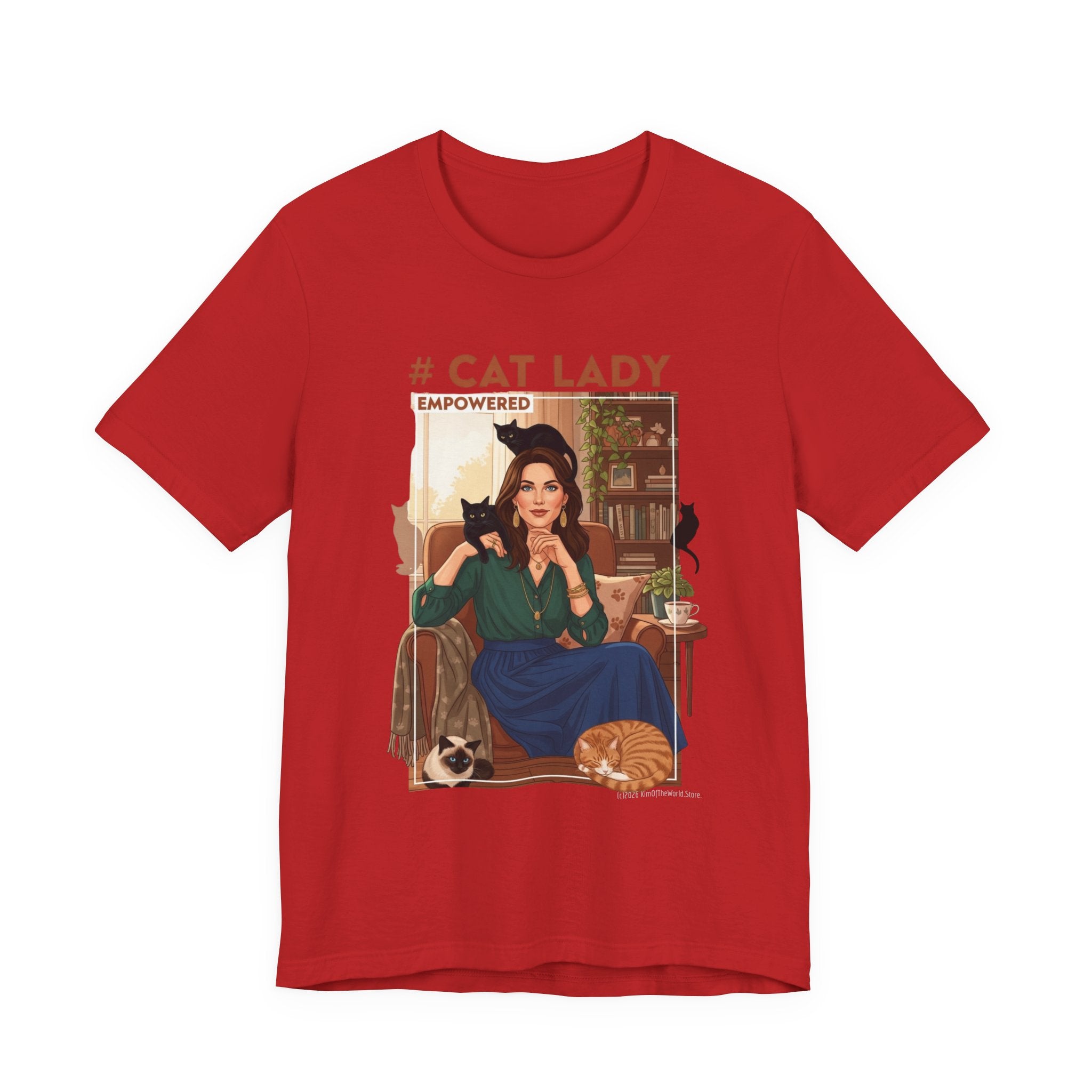 "Cat Lady - #Empowered" Tee —   Cute Catgirl T-Shirt