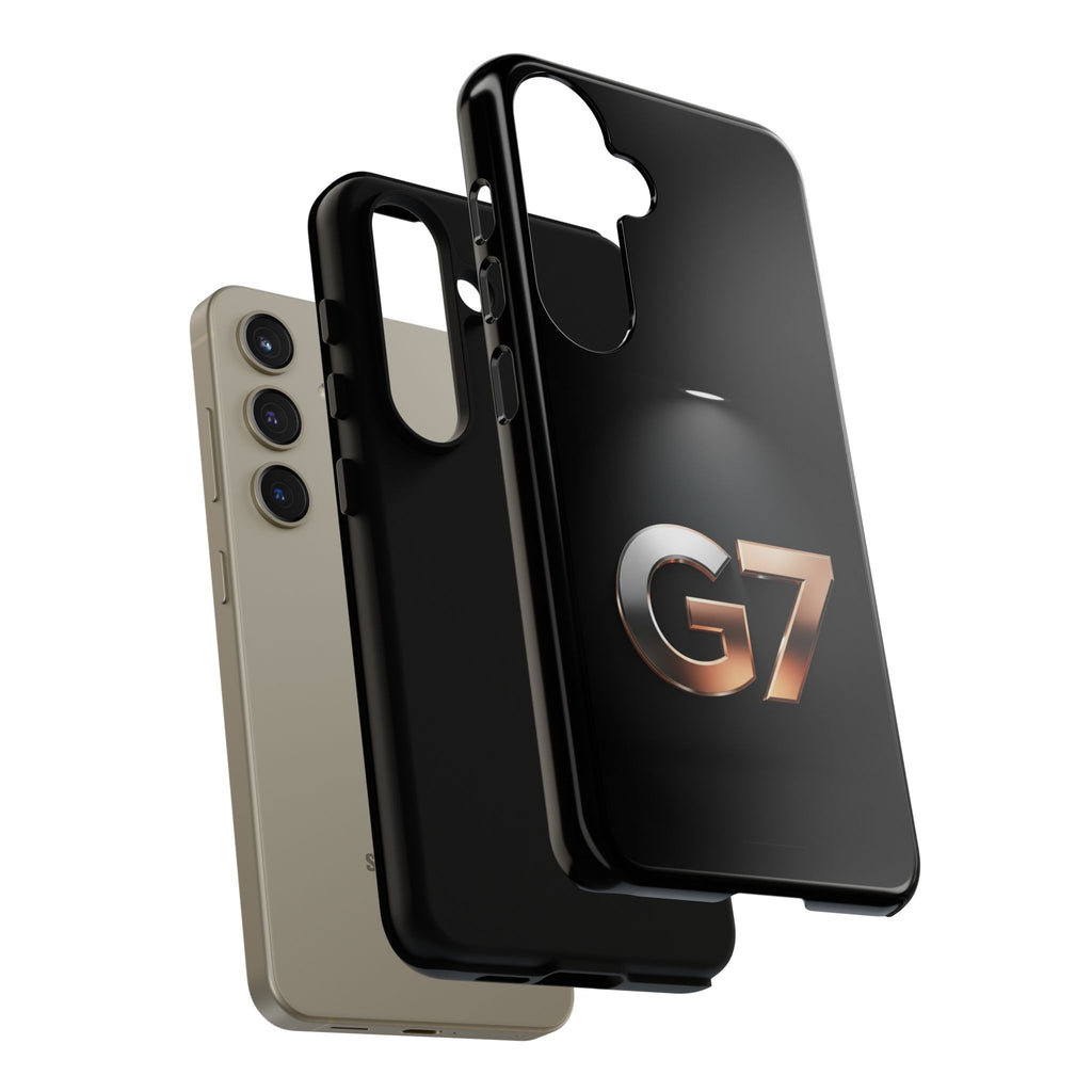 G7 Spotlight Tough Phone Case — Sleek Metallic Logo Protective Cover