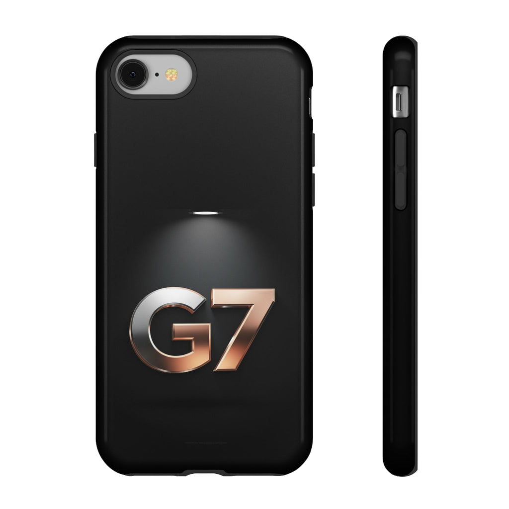 G7 Spotlight Tough Phone Case — Sleek Metallic Logo Protective Cover