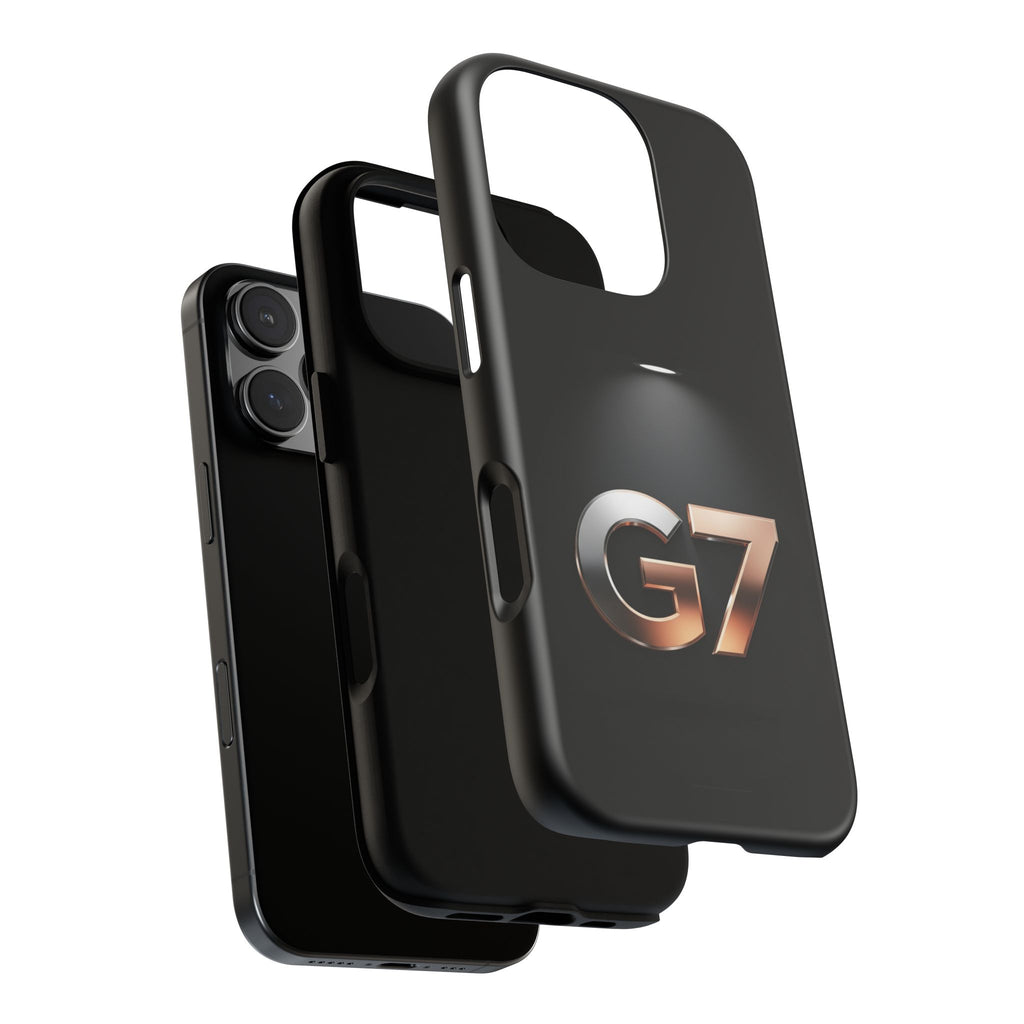 G7 Spotlight Tough Phone Case — Sleek Metallic Logo Protective Cover