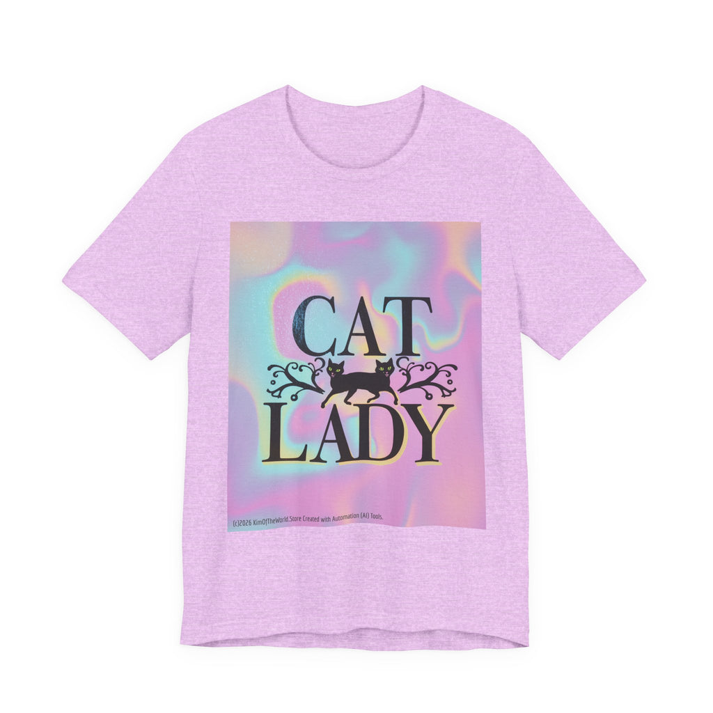"Cat Lady" Tee —   Cute Catgirl T-Shirt