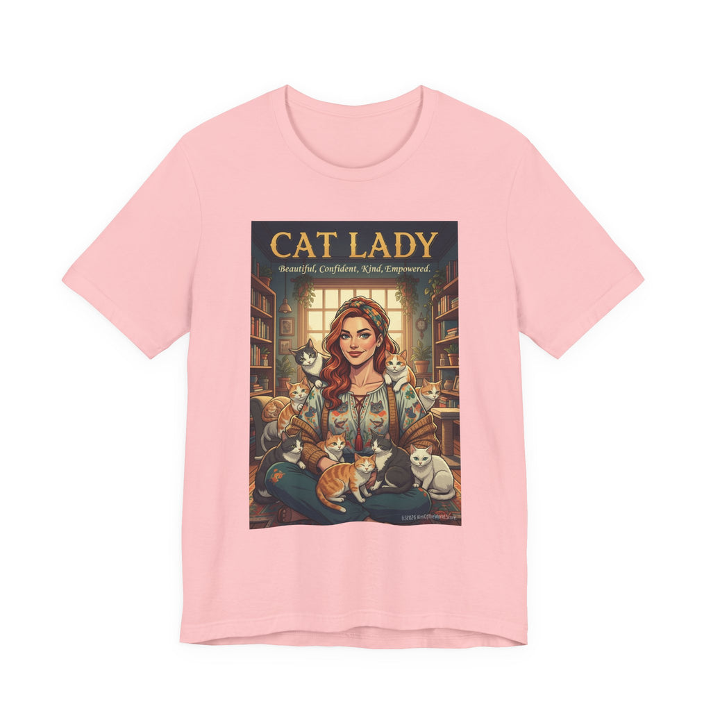 "Cat Lady - Empowered" Tee —   Cute Catgirl T-Shirt