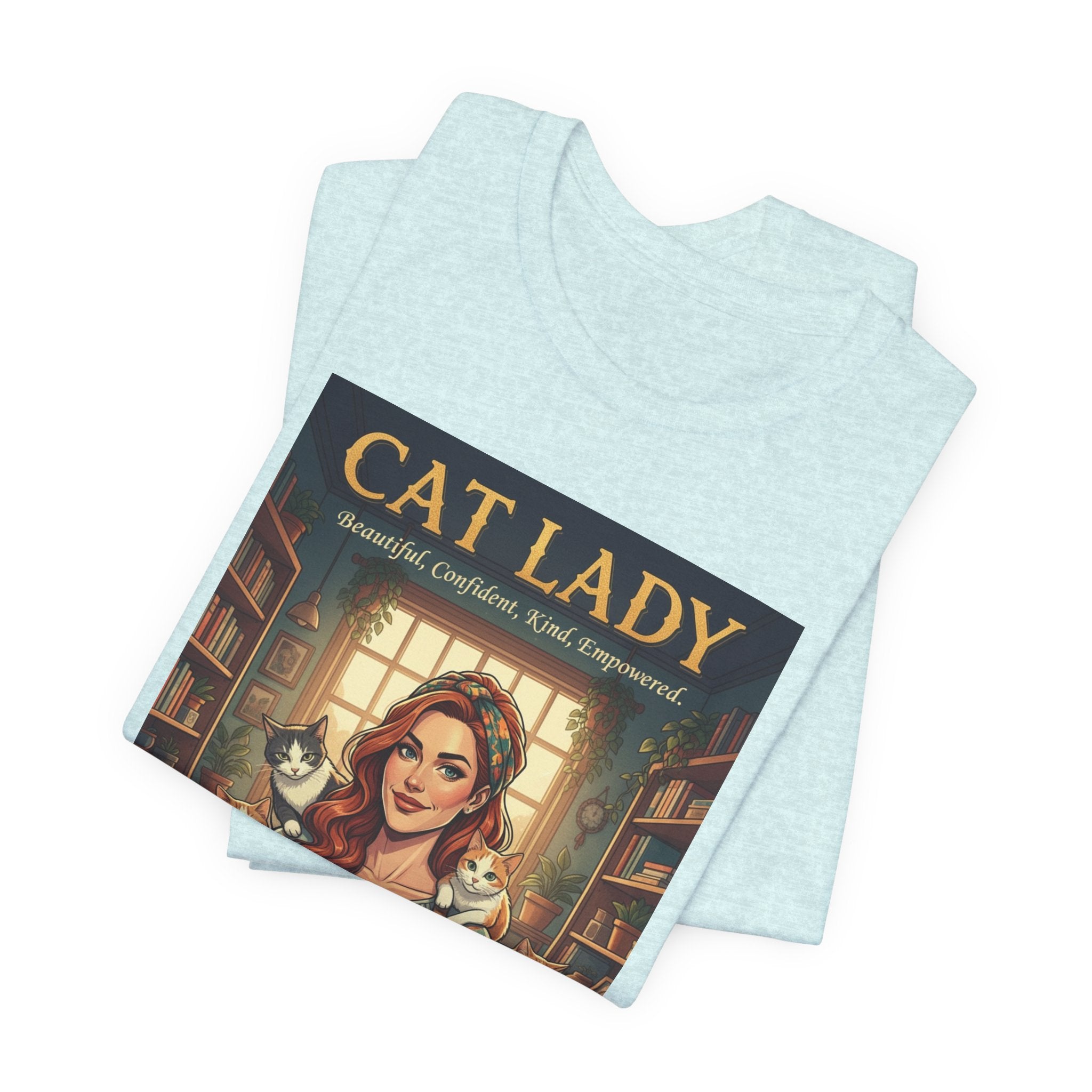 "Cat Lady - Empowered" Tee —   Cute Catgirl T-Shirt
