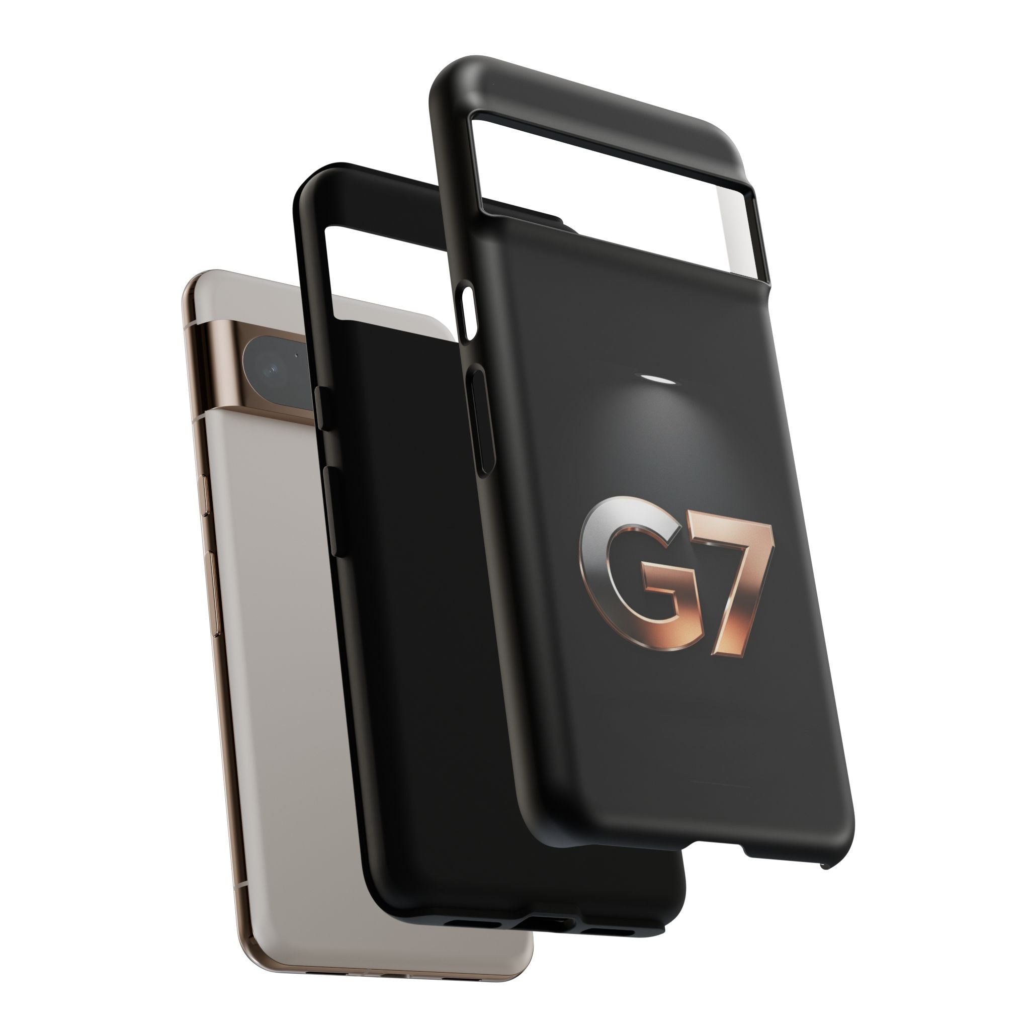 G7 Spotlight Tough Phone Case — Sleek Metallic Logo Protective Cover