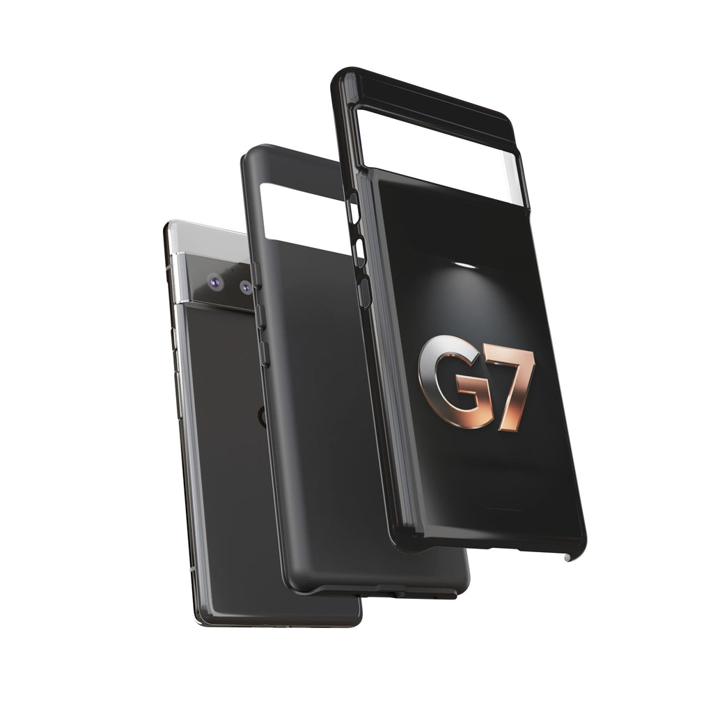 G7 Spotlight Tough Phone Case — Sleek Metallic Logo Protective Cover