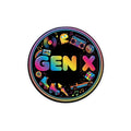 "Gen X" Custom Cut Shape Magnet — Retro Refrigerator Magnet 8 x 8"