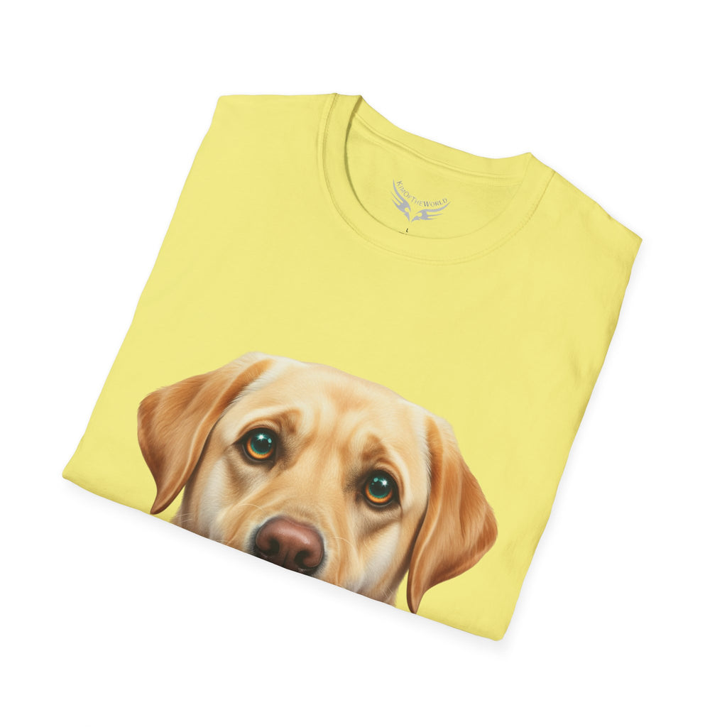 Yellow Labrador Retriever Dog Lab Parent Tee  - Softstyle T-Shirt