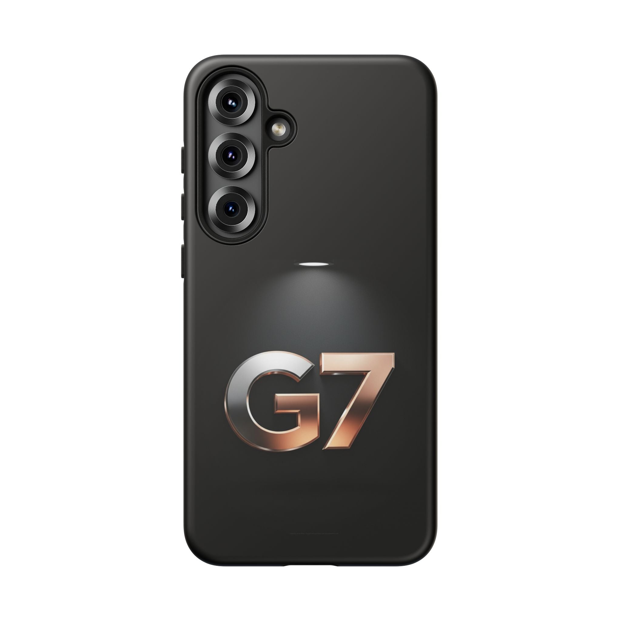 G7 Spotlight Tough Phone Case — Sleek Metallic Logo Protective Cover