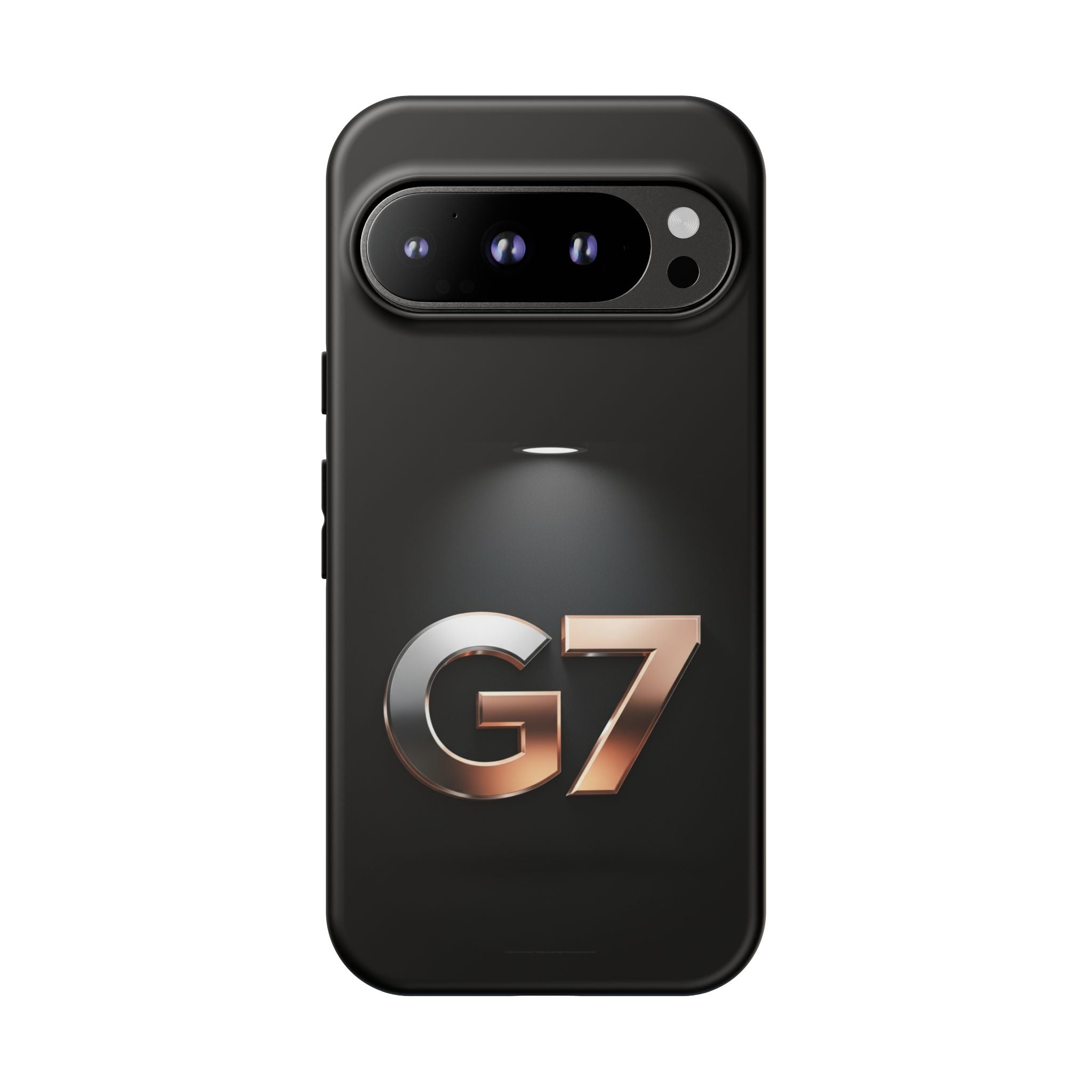 G7 Spotlight Tough Phone Case — Sleek Metallic Logo Protective Cover
