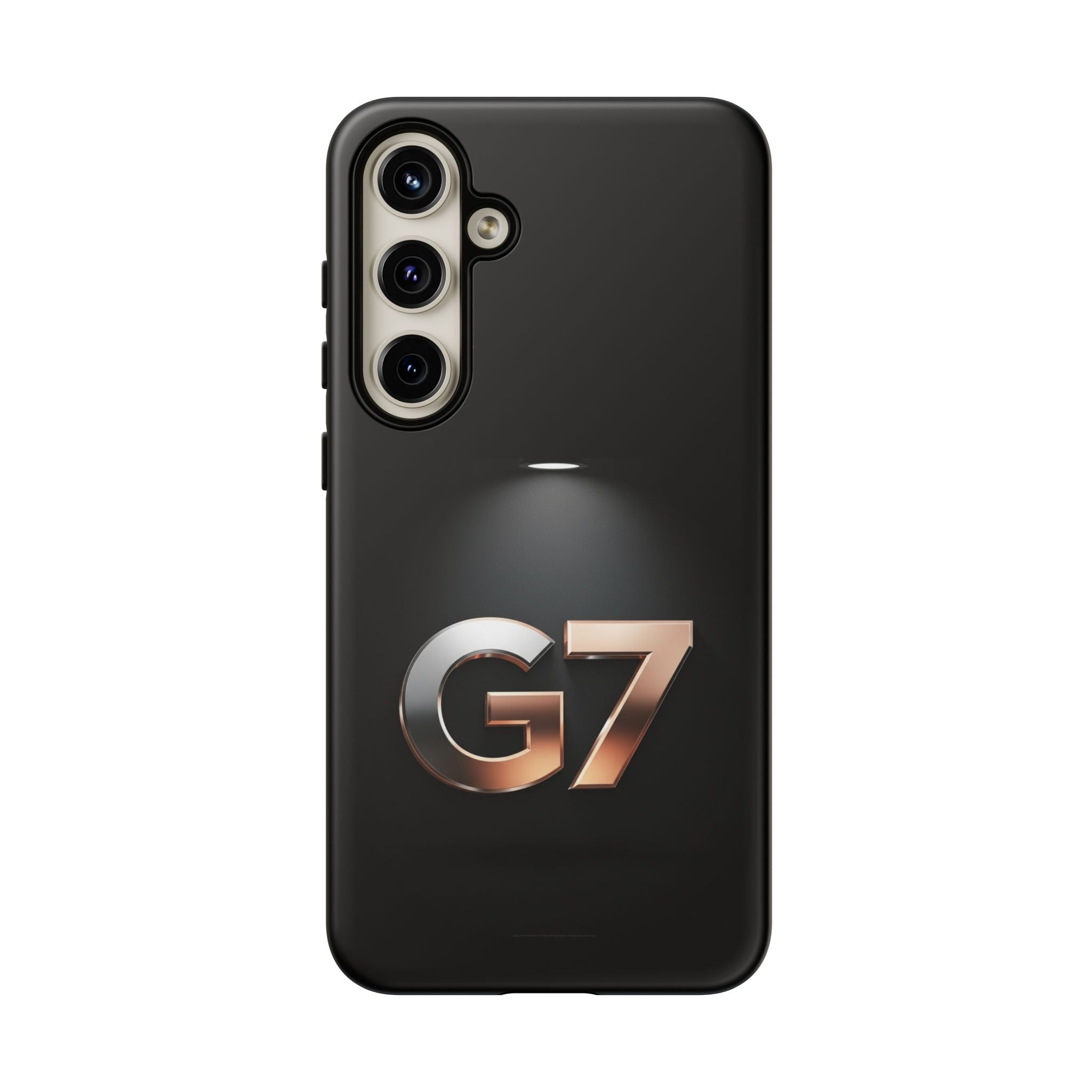 G7 Spotlight Tough Phone Case — Sleek Metallic Logo Protective Cover