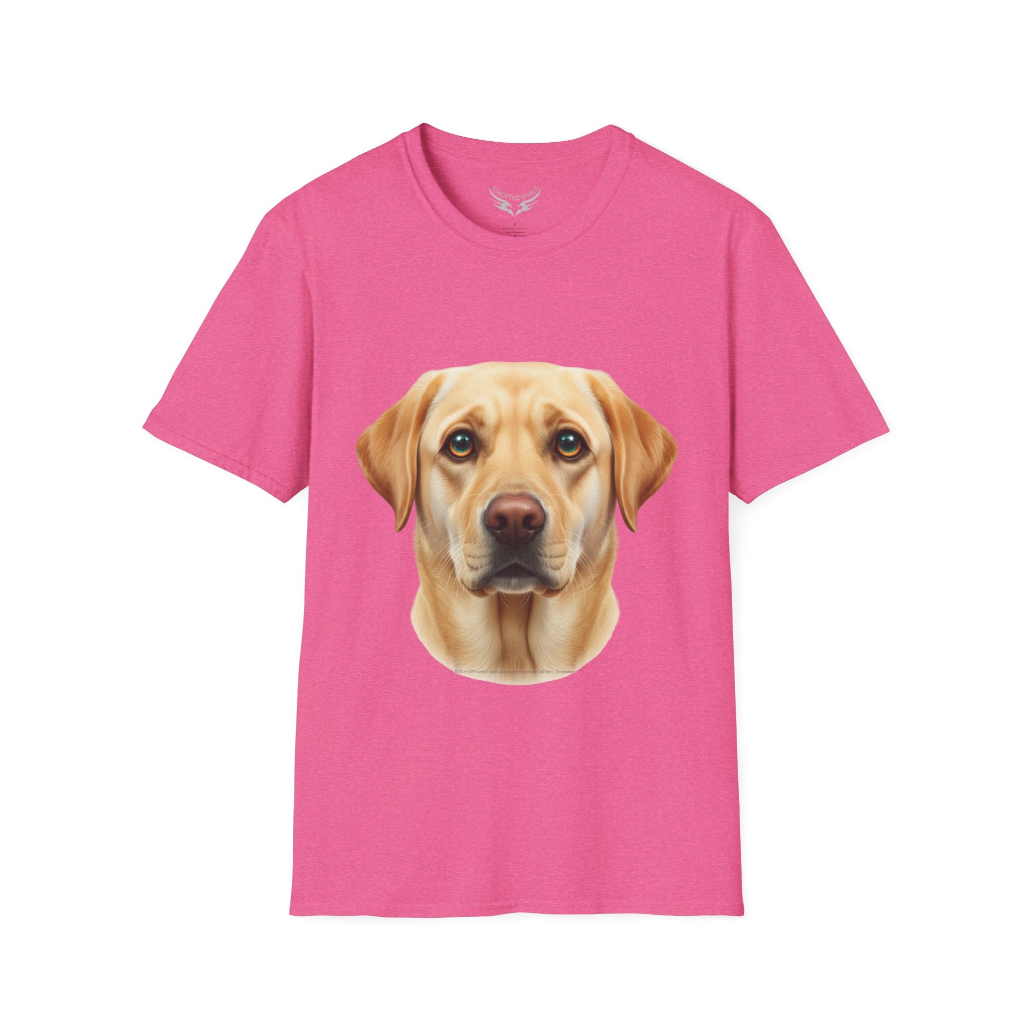 Yellow Labrador Retriever Dog Lab Parent Tee  - Softstyle T-Shirt
