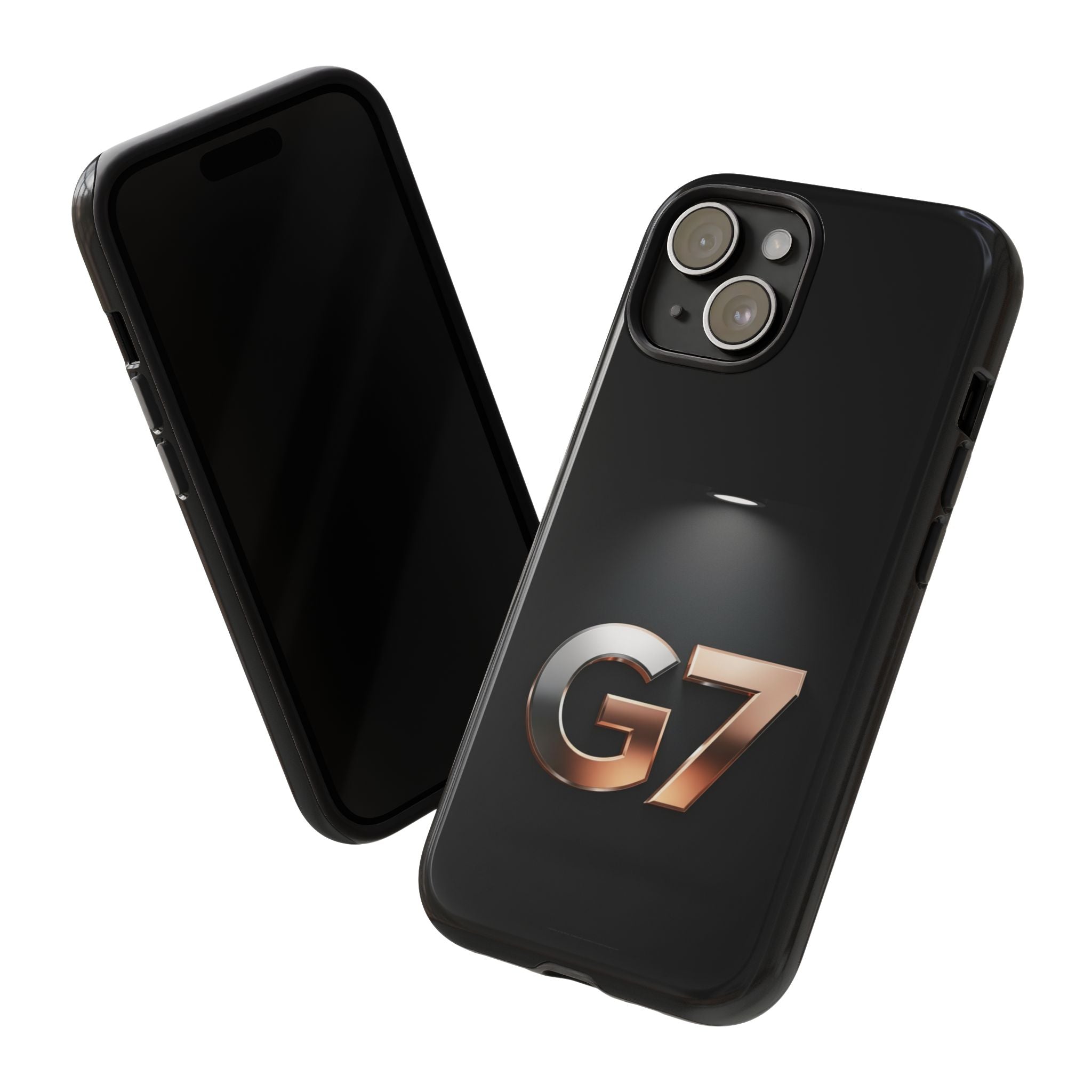 G7 Spotlight Tough Phone Case — Sleek Metallic Logo Protective Cover