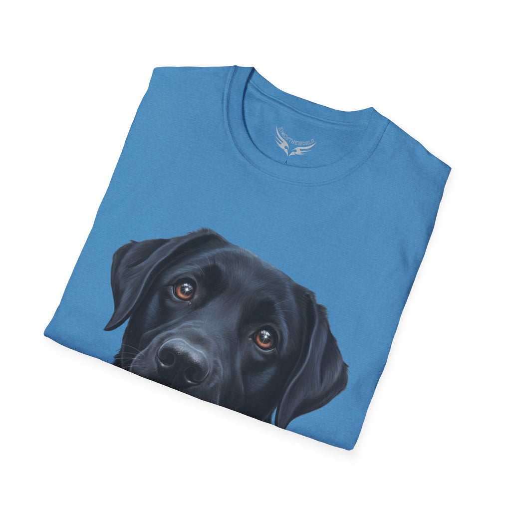 Black Labrador Retriever Dog Lab Parent Tee  - Softstyle T-Shirt