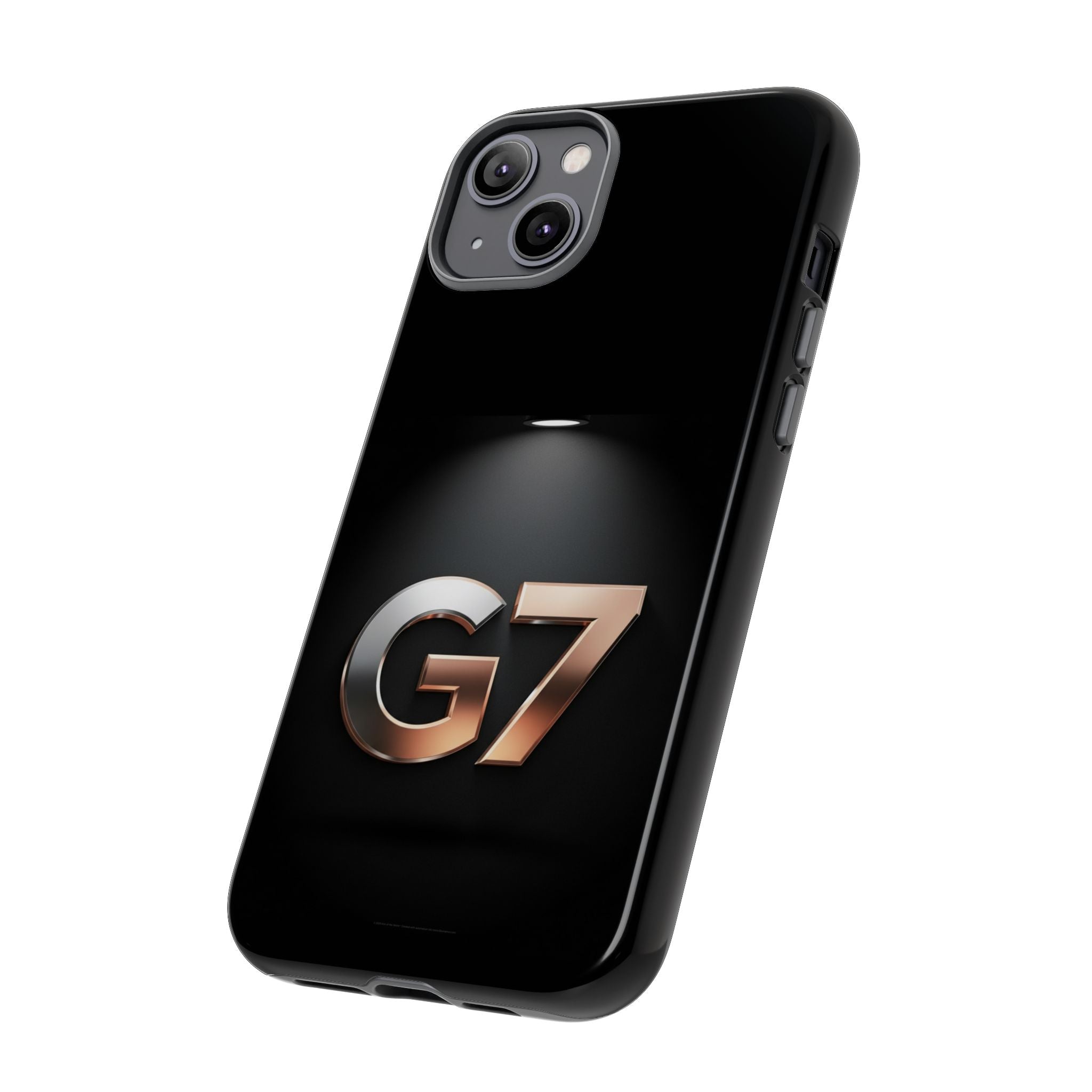G7 Spotlight Tough Phone Case — Sleek Metallic Logo Protective Cover