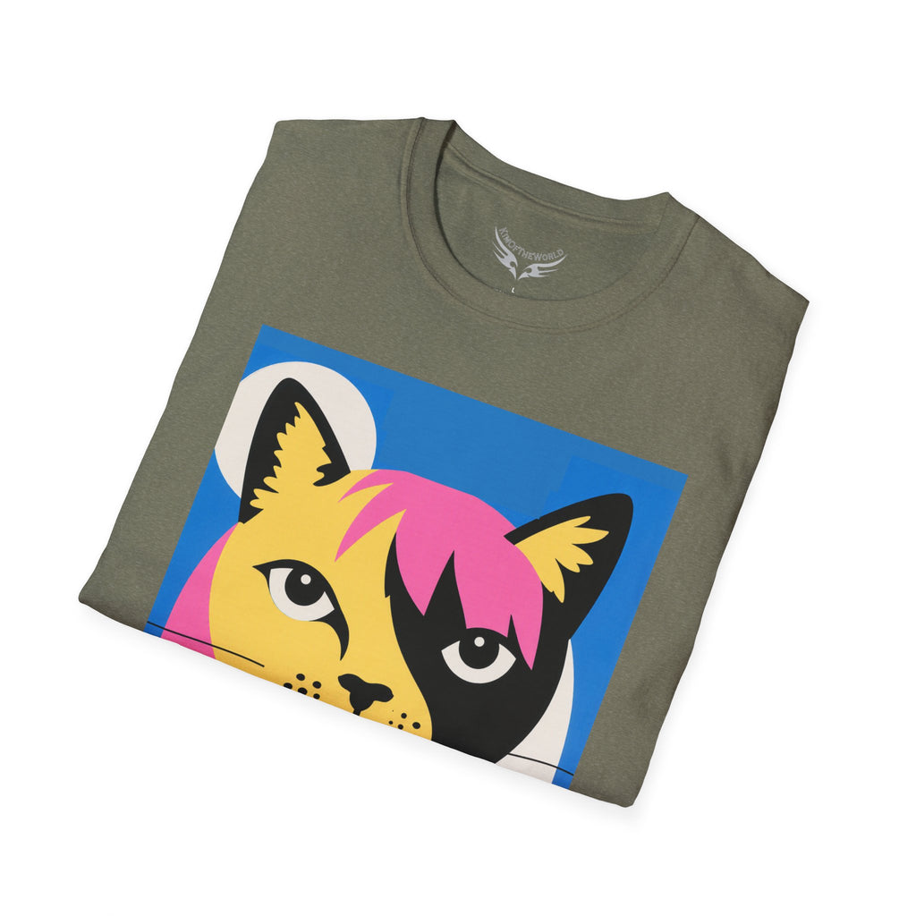 Cat Ladies Are Hot - Change the Narrative" Cat Lady Kitty Parent Tee  - Softstyle T-Shirt