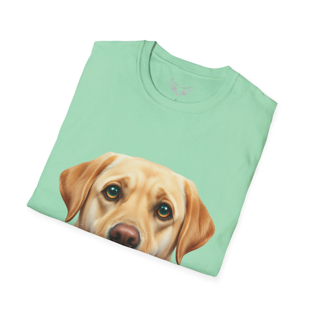 Yellow Labrador Retriever Dog Lab Parent Tee  - Softstyle T-Shirt